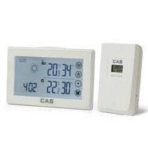 카스 무선 디지털 온습도계 실내 실외 온도 습도계 CLTR-100 무선 외부센서포함, 1개