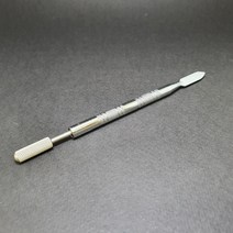 [당신의가죽] 엣지 롤러 약칠기 기리메 엣지봉 (골드 실버), 실버-원형