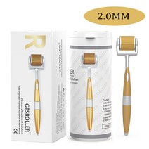 얼굴 피부 관리 탈모 처리를 위한 티타늄 마이크로 바늘 피부 롤러, [07] 2.0MM, 07 2.0MM