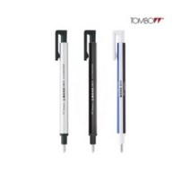 TOMBOW 톰보 모노 제로 샤프식 지우개 라운드형, 실버, 2개