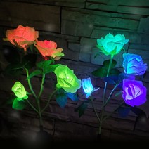 레나에너지 태양광 LED 꽃 정원등 야외 조명, 4. 튤립