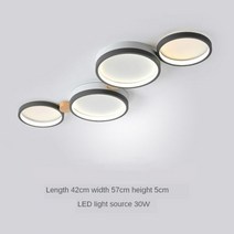 모던 거실 LED 펜던트 조명 침실 천장 실내 원형 조명, 05 Gray 4 colors_01 3 colors