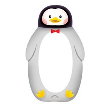 스티커 이름표15개 누운펭귄 N-268