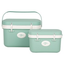 리빙오보제 캠핑 아이스박스, 11L+25L SET, 민트