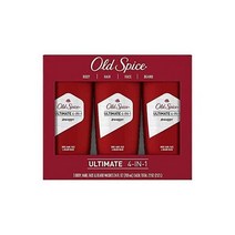 [정품] Old Spice Ultimate 4-In-1 Swagger Body Hair Face & Beard Wash 24oz (Pack of 3) 4 in 1 and