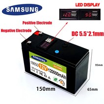 호환용 호완제품 보조 분무기 12V 120Ah 3S6P 볼트 내장 고전류 30A BMS 18650 리튬 배터리 팩 전기 자동차 배터리용, [07] 12.6V 3A Charger, 07 12.6V 3A Charger, 1개