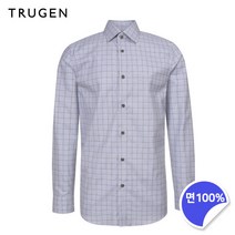 트루젠 (트루젠) 면혼방 글렌 체크 드레스 셔츠(TG8F9-MRD360)