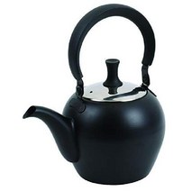 일본차주전자 큐우스 남부철기 무쇠탕관 펄 찻 주전자 스테인레스 스틸 600ml, 스탠다드, 블랙 실버, 1개