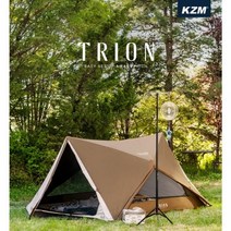 카즈미 트리온 원터치 텐트, 브라운, 2~3인용