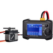 SERVO ToolkitRC ST8 8CH 100W 2A 7-28V LCD 서보 특수 테스터 PWM/PPM/SBUS 신호 속도 라이너 스텝 분석기, 한개옵션0
