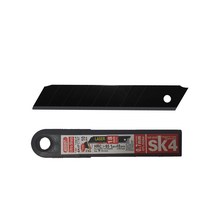 ASSIST 블랙 커터칼날 L-100A 18mm 칼날 0.07mm 1통