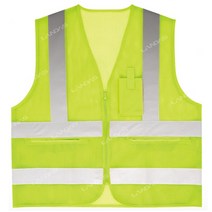 루페코리아 고휘도 안전조끼 반사조끼 야광 S403 형광연두