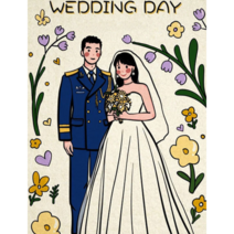 달콤한 결혼 DIY 인물화 색칠하기 사랑 담아 신혼부부 러브웨딩 보면 기분이 좋아지는 피포페인팅 기념일 밸런타인 데이 깜짝선물 신혼집 꾸미기 집콕취미 그림그리기 소품 티레오, 17번사랑유화(액자프레임포함)40*50CM