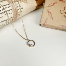 심플 14k 18k 여자 까메오 목걸이 20대 30대 여성 목걸이 범일동귀금속상가