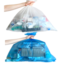 쓰레기봉투 10L-100L 50리터 100리터 비닐 쓰봉 음식물 재활용 배접 평판 분리수거, 1팩, [재활용/쓰레기봉투] 60L 100매, 투명