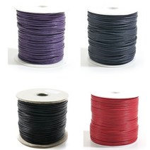 오시도리 면끈 1.5mm-100yd 목걸이 팔찌줄 프랑스자수, 오시도리면끈1.5mm-100yd-블랙