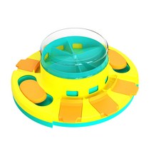 [유플러스펫토이] 스니피즈 스멜리 UFO 댕댕이들 노즈워크 간식 퍼즐 장난감, 1개