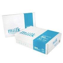 밀크 milk A3용지 80g 1250매 1BOX 사무용품, 밀크 A3 복사용지(A3용지) 80g 1