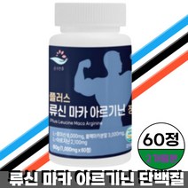 류신 마카 아르기닌 고함량 단백질 아르지닌 타블렛, 6개월분, 6개