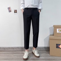남자 슬랙스 정장바지 여름옷 코디 스트레이트 핏