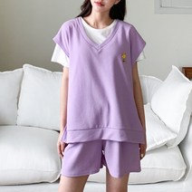 조끼 반바지 셋업 반바지 트레이닝 세트