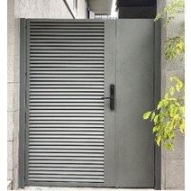 철제 대문 전원 주택 빌라 자동 현관문 도어 모던 정원 스테인레스 스틸 도어, 스타일 13