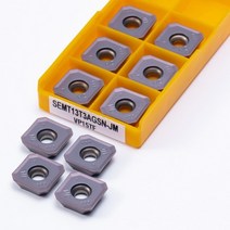 알루미늄 인서트 SEMT13T3 AGSN JM VP15TF UE6020 US735 내부 커터 경도 카바이드 선반 공구 10 개, 03 SEMT13T3 JM UE6020