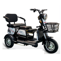 세발 성인용 전기 자전거 출퇴근용 고급 고성능 충전, 오렌지(리튬배터리)), 표준 베어카 납산 48V 20A 배터리