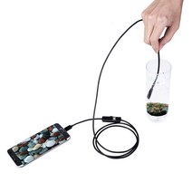 배관내시경 카메라 누수 탐지기 관로 720P 내시경 8mm 렌즈 USB 안드로이드 1M 2M 5M 와이어 감지 Led 조명 방수 전화 PC, [04] 3.5m, [06] 7mm Type-C 480P