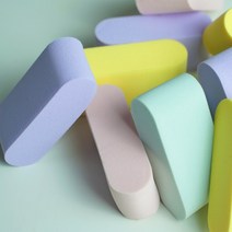 그린로댕 떡퍼프 하이드로스펀지 메이크업 파운데이션 퍼프 스펀지 20개, 10개, 유자(yellow)