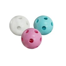 천연고무소재 애견용 소리나는 장난감 공, 1개