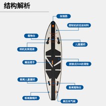 서핑숏보드 바디보드 카약 카누 윈드서핑 패들보드 Mu Gao 플루트 패들 보드 야외 휴대용 풍선 서핑 성인 스탠드 워터 보트 래프팅 수상 스키, [01] 아침 안개 화이트