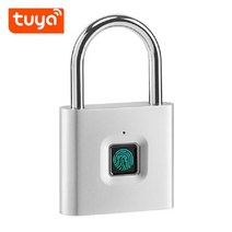 스마트 지문인식 도어락 안방 방문 욕실 사무실 문 손잡이 잠금장치핀 안전장치 Tuya-USB 충전식 지문 자물쇠 방수 열쇠 앱 잠금장치 해제 아연 합금 금속, [04] tuya silver