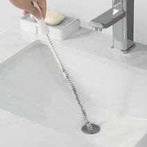 [1+1] 홈바내쓰 배수구 하수구 청소솔 배관 틈새 브러쉬 세면대 욕실 주방 싱크대 청소