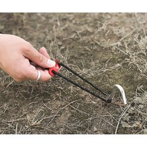 알루미늄 텐트고정팩 단조팩 10p 캠핑팩, 블루