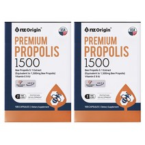프리미엄 프로폴리스 1500 뉴질랜드산 항산화 영양제, 100캡슐 x 2박스 (200일분)
