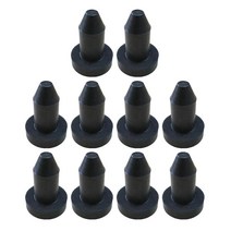 GHSHOP 여행 10 페달 보트 교체를위한 10pcs 카약 드레인 플러그 스토퍼, 고무, 검은색