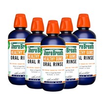 테라브레스 가글 구강청결제 헬시검스 클린민트 473ml 5병, 단품