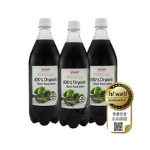 [본사직배송] 하이웰 프리미엄 100% 노니 주스 1L 남태평양 청정 노니 피지(Fiji)산 화학비료 없는, 3개(개당 31200원), 3개