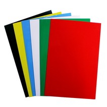 화신 칼라 고무 자석판 200x300x0.8T 파랑, 1개