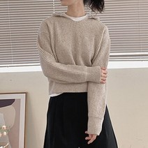 스파 지젤 니트 후드