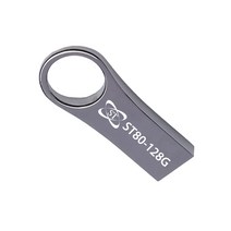 에스티원테크 ST80 USB 메모리 메탈 스틱, 128GB, 다크그레이