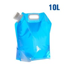 피크닉 캠핑 헬스 대용량 수도꼭지 물통 5l10l 야외 물 가방 접이식 휴대용 물 컨테이너 환경 청소 바베큐 용 물 탱크, 10리터