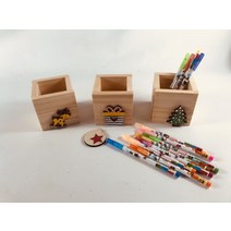 에셀나무 목공체험 크리스마스선물꽂이(세개세트) DIY KIT 반제품