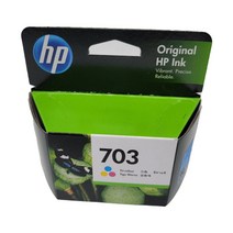HP 정품잉크 Deskjet Ink Advantage K209G 칼라 (NO.703), 1개