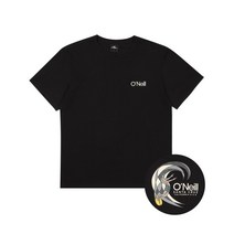[국내 매장판] 오닐 ONEILL 여름 헬스 캠핑 서핑 서퍼 티셔츠_산타크루즈 오가닉 서핑 반팔 티셔츠_블랙
