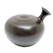 예조 미니옹기 옹기 항아리 도예 옹기수반 단지 수반 옹기항아리 공방 도자기, 자라병, 1개