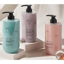 바스파 스크럽 사해소금 바디워시 100ml(3일만특가), 스크럽워시장미, 1000ml