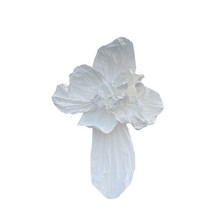 결혼식 수제 종이 예술 대형 배경 장식 diy 꽃, [01] 메소 플라워 화이트 50CM