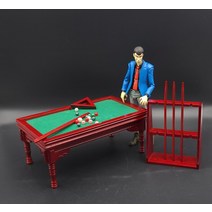 미니당구대1세트 1/12 인형 집 미니어처 당구 나무 풀 테이블 가구 모델 장난감 15*10*6m 6 인치 바디, 한개옵션0